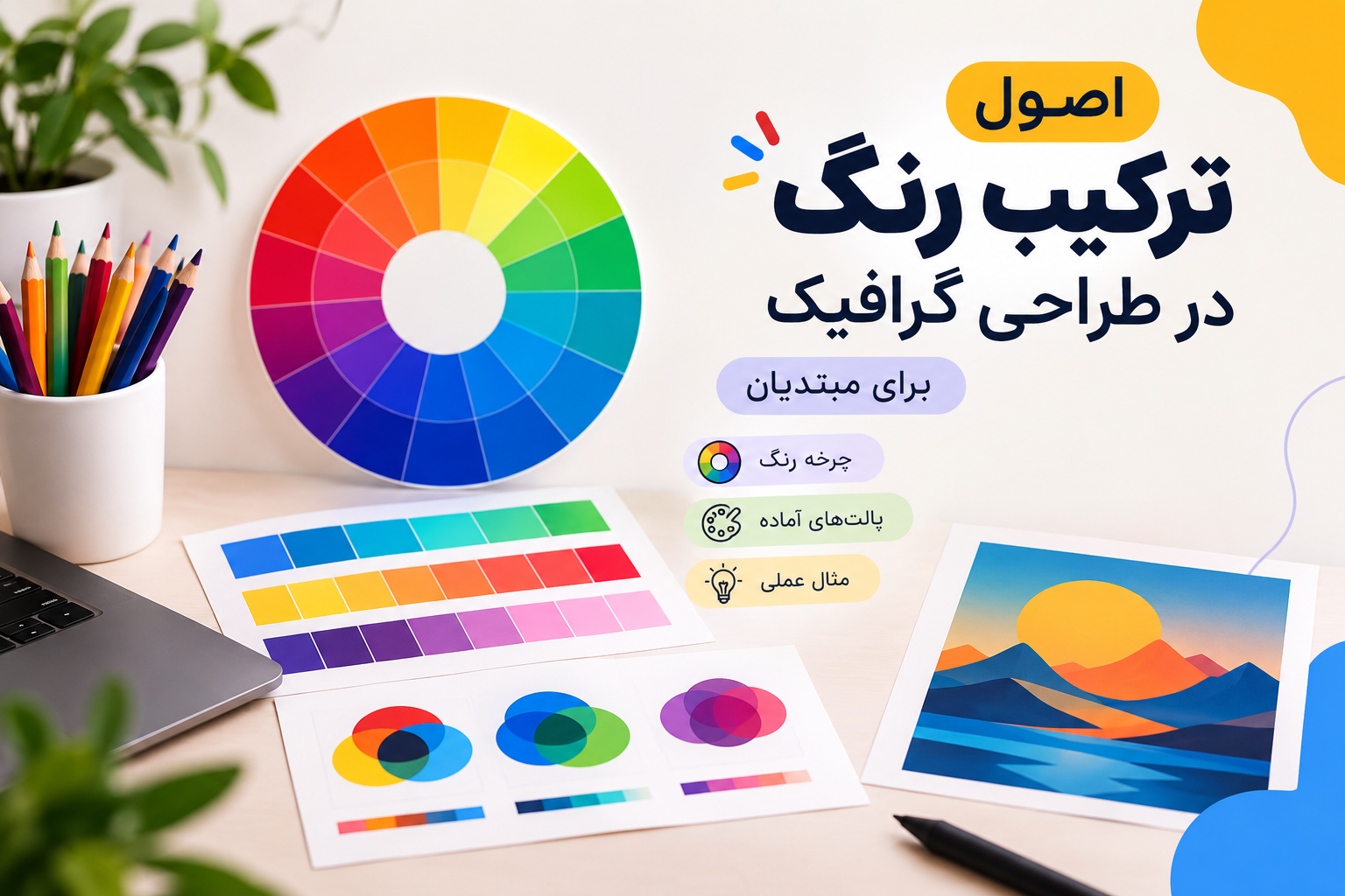 اصول ترکیب رنگ در طراحی گرافیک