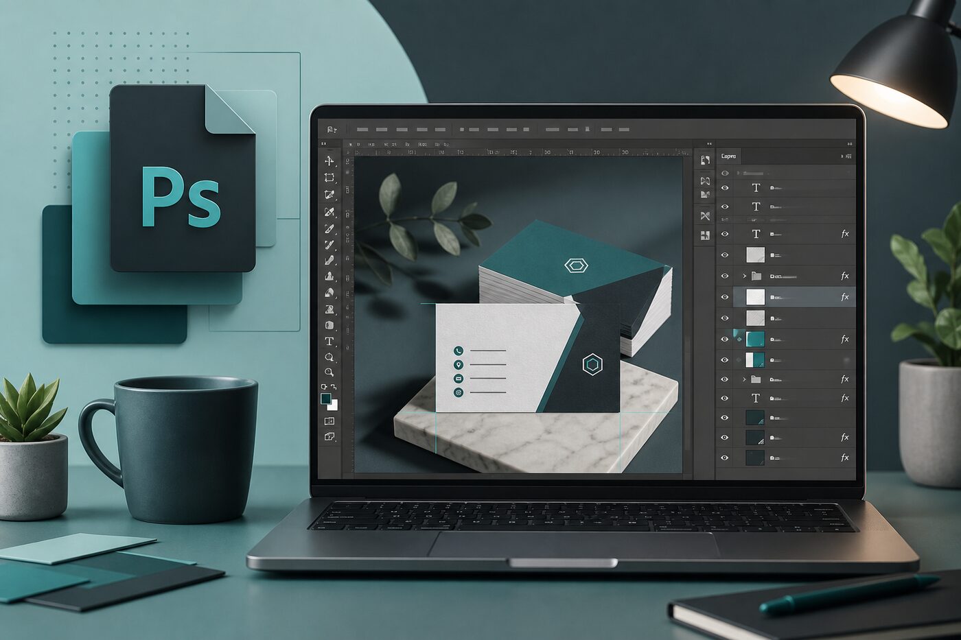 چگونه فایل لایه باز PSD را در فتوشاپ باز و ویرایش کنیم؟