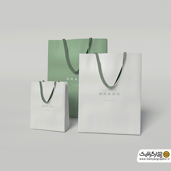 موکاپ ساک دستی کاغذی